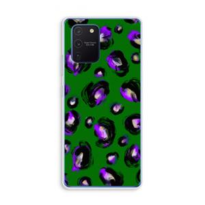 CaseCompany Green Cheetah: Samsung Galaxy Note 10 Lite Transparant Hoesje