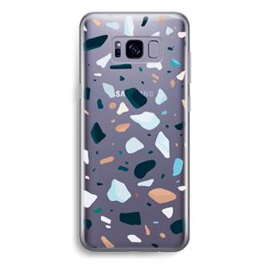CaseCompany Terrazzo N°13: Samsung Galaxy S8 Plus Transparant Hoesje