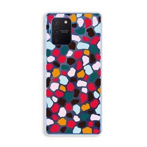 CaseCompany Colored Giraffe: Samsung Galaxy Note 10 Lite Transparant Hoesje