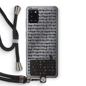 CaseCompany Crazy shapes: Samsung Galaxy A31 Transparant Hoesje met koord