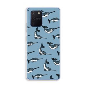 CaseCompany Narwhal: Samsung Galaxy Note 10 Lite Transparant Hoesje