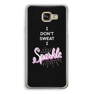 CaseCompany Sparkle quote: Samsung Galaxy A5 (2016) Transparant Hoesje