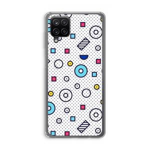 CaseCompany 8-bit N°9: Samsung Galaxy A12 Transparant Hoesje