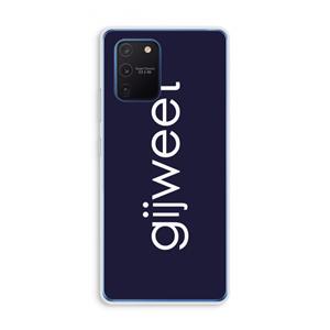 CaseCompany Gijweet: Samsung Galaxy Note 10 Lite Transparant Hoesje