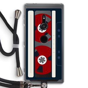 CaseCompany Here's your tape: Sony Xperia XZ2 Transparant Hoesje met koord