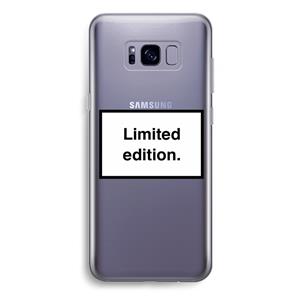 CaseCompany Limited edition: Samsung Galaxy S8 Plus Transparant Hoesje