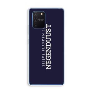 CaseCompany Blijve plakken in Negenduust: Samsung Galaxy Note 10 Lite Transparant Hoesje