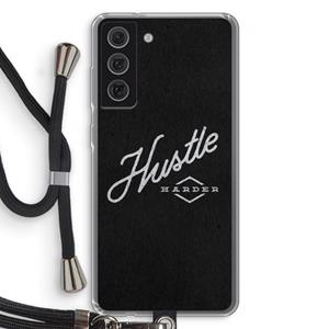 CaseCompany Hustle: Samsung Galaxy S21 FE Transparant Hoesje met koord