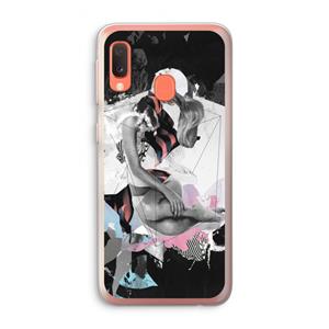 CaseCompany Camouflage de sommeil: Samsung Galaxy A20e Transparant Hoesje