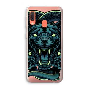 CaseCompany Cougar and Vipers: Samsung Galaxy A20e Transparant Hoesje