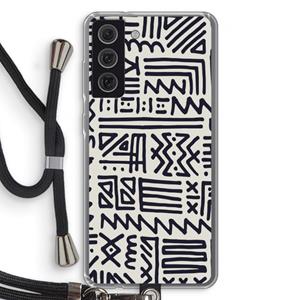 CaseCompany Marrakech print: Samsung Galaxy S21 FE Transparant Hoesje met koord