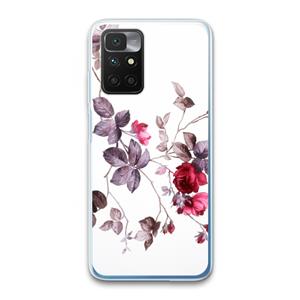 CaseCompany Mooie bloemen: Xiaomi Redmi 10 Transparant Hoesje