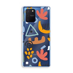 CaseCompany Abstract: Samsung Galaxy Note 10 Lite Transparant Hoesje