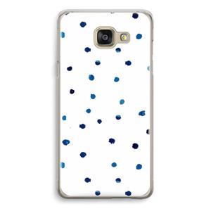 CaseCompany Blauwe stippen: Samsung Galaxy A5 (2016) Transparant Hoesje