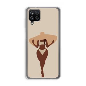 CaseCompany Let's get salty: Samsung Galaxy A12 Transparant Hoesje