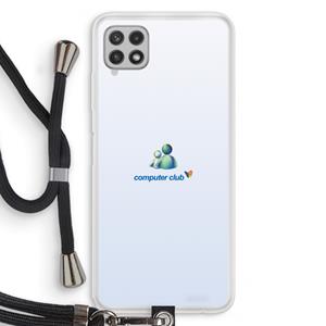 CaseCompany MSN: Samsung Galaxy A22 4G Transparant Hoesje met koord