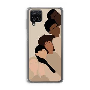 CaseCompany Sweet creatures: Samsung Galaxy A12 Transparant Hoesje