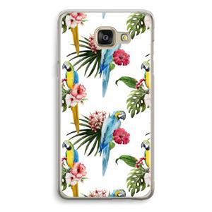 CaseCompany Kleurrijke papegaaien: Samsung Galaxy A5 (2016) Transparant Hoesje