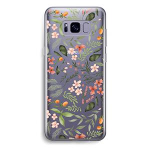 CaseCompany Sweet little flowers: Samsung Galaxy S8 Plus Transparant Hoesje