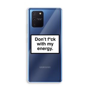 CaseCompany My energy: Samsung Galaxy Note 10 Lite Transparant Hoesje