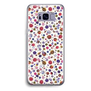 CaseCompany Planets Space: Samsung Galaxy S8 Plus Transparant Hoesje