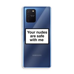 CaseCompany Safe with me: Samsung Galaxy Note 10 Lite Transparant Hoesje