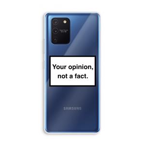 CaseCompany Your opinion: Samsung Galaxy Note 10 Lite Transparant Hoesje