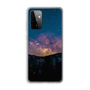 CaseCompany Travel to space: Samsung Galaxy A72 Transparant Hoesje
