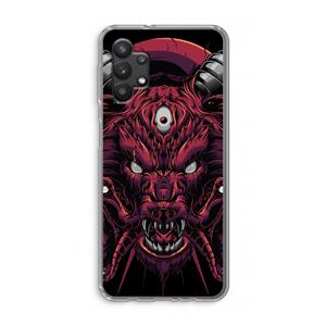 CaseCompany Hell Hound and Serpents: Samsung Galaxy A32 5G Transparant Hoesje