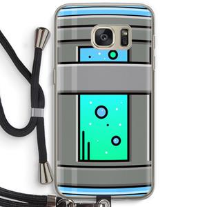 CaseCompany Chug Bottle: Samsung Galaxy S7 Transparant Hoesje met koord