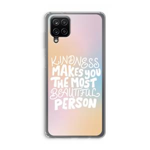 CaseCompany The prettiest: Samsung Galaxy A12 Transparant Hoesje