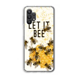 CaseCompany Let it bee: Samsung Galaxy A32 5G Transparant Hoesje
