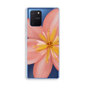 CaseCompany Pink Ellila Flower: Samsung Galaxy Note 10 Lite Transparant Hoesje