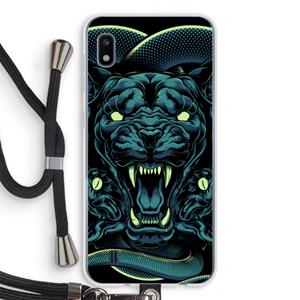 CaseCompany Cougar and Vipers: Samsung Galaxy A10 Transparant Hoesje met koord