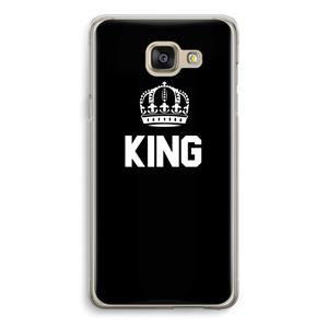 CaseCompany King zwart: Samsung Galaxy A5 (2016) Transparant Hoesje