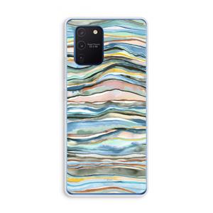 CaseCompany Watercolor Agate: Samsung Galaxy Note 10 Lite Transparant Hoesje