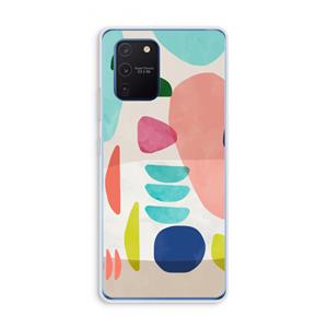 CaseCompany Bold Rounded Shapes: Samsung Galaxy Note 10 Lite Transparant Hoesje
