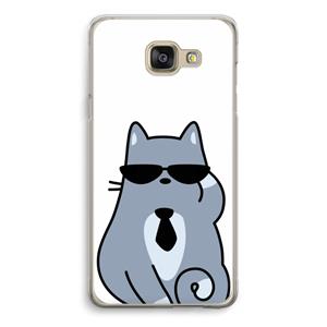 CaseCompany Cool cat: Samsung Galaxy A5 (2016) Transparant Hoesje