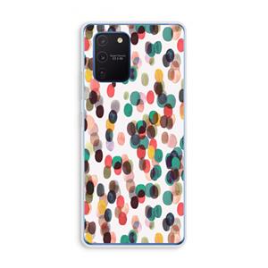 CaseCompany Tropical Dots: Samsung Galaxy Note 10 Lite Transparant Hoesje