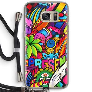 CaseCompany Represent: Samsung Galaxy S7 Transparant Hoesje met koord