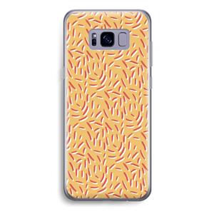 CaseCompany Camouflage: Samsung Galaxy S8 Plus Transparant Hoesje