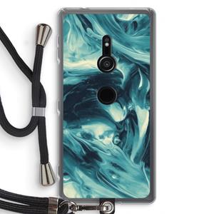 CaseCompany Dreaming About Whales: Sony Xperia XZ2 Transparant Hoesje met koord