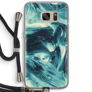 CaseCompany Dreaming About Whales: Samsung Galaxy S7 Transparant Hoesje met koord