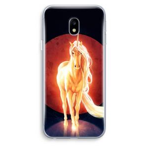 CaseCompany Last Unicorn: Samsung Galaxy J3 (2017) Transparant Hoesje
