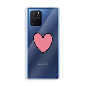 CaseCompany Hartje: Samsung Galaxy Note 10 Lite Transparant Hoesje