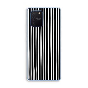 CaseCompany Stripes: Samsung Galaxy Note 10 Lite Transparant Hoesje