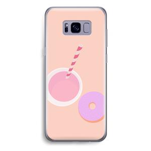 CaseCompany Donut: Samsung Galaxy S8 Plus Transparant Hoesje