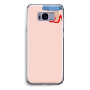 CaseCompany High heels: Samsung Galaxy S8 Plus Transparant Hoesje