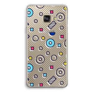 CaseCompany 8-bit N°9: Samsung Galaxy A3 (2016) Transparant Hoesje
