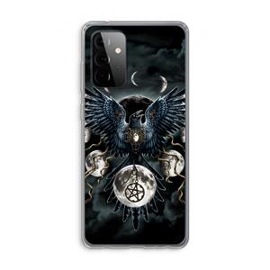 CaseCompany Sinister Wings: Samsung Galaxy A72 Transparant Hoesje